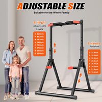 Station de traction pliable pour la maison, équipement de fitness en plein air, station de traction réglable, conception triangulaire pour les exercices de fitness