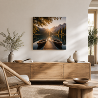 Personnalisez votre image sur toile, impression photo personnalisée, art mural avec cadre flottant pour la décoration de la maison, peinture sur toile de haute qualité