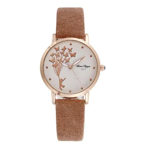 High quality Korean version of the popular model A0407 women quartz watch exquisite butterfly print scale popular student watch