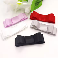 Moños de Embalaje de Poliéster Rosa Personalizables de una Sola Cara para Cajas de Regalo, Ramos de Flores, Embalaje de Chocolate