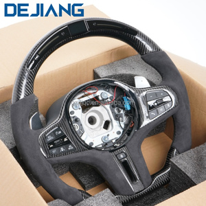 Volant en fibre de carbone nouvelle génération pour G30 G20 G28 G31 G20 G32 G01G02 G87 G80 G82 G05 avec boutons LED et ACC - Product Image 3