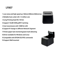 Impresora de Recibos Mini LongFly LF831L 160-300mm/s, Gran Venta, TPV, Caja Registradora, WiFi, Android, Impresora Térmica de Facturas, Inalámbrica, Escritorio, LAN, Serial