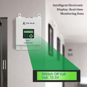 WHC4860F MPPT Solar Power 12 Volts 12V 24V 48V 60A <b>Controller</b> Price - Product Image 2