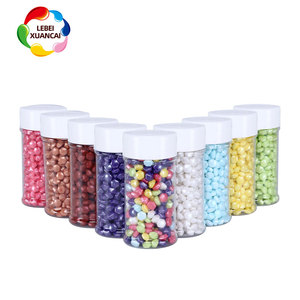 Bonbons pressés perlés brillants et colorés, bonbons comestibles en forme de diamant, OEM accepté, dragées, décorations de gâteaux comestibles, pépites en forme de dragées comestibles - Product Image 1