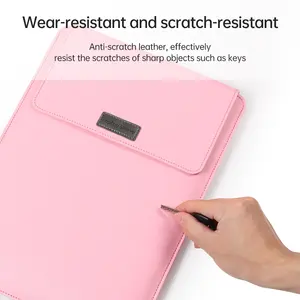 Bolsa de ordenador portátil para 2022 <span class=keywords><strong>2021</strong></span> <span class=keywords><strong>Huawei</strong></span> <span class=keywords><strong>Matebook</strong></span> 16 D14 <span class=keywords><strong>D15</strong></span> 14S 13S funda con forro de cuero PU para Honor MagicBook 14 15 16 X14 X15 funda - Product Image 2