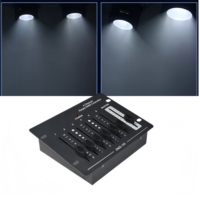 Mini batterie DMX 512 contrôleur 6 canaux 6Chase Portable Led Par scène éclairage bouton Console