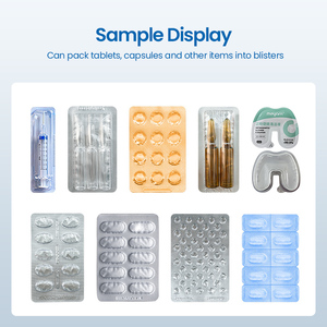 Machine d'emballage sous blister entièrement automatique et écologique ANTAI DPP-350 avec moteur pour ampoules, flacons, boîtes en aluminium et PVC - Product Image 2