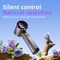 Sèche-cheveux Portable USB Rechargeable vent fort 120 vitesses petit ventilateur en plastique sèche-cheveux à main pour voiture domestique transfrontalière