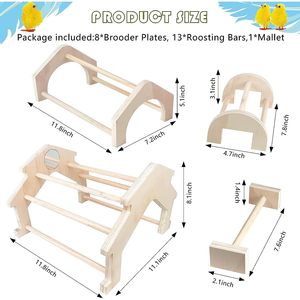 Wooden Chicken Habitat Jungle Gym For Chickens Coop Toy Accessory Wooden <b>Frame</b> <b>Play</b> Structure Farm Use - Product Image 2