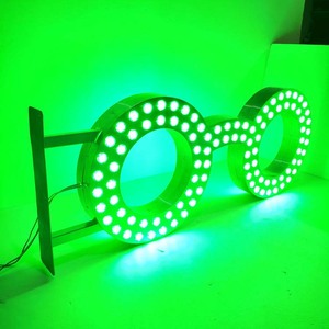 Nhà máy trực tiếp <span class=keywords><strong>LED</strong></span> sáng bắt mắt dấu hiệu quảng cáo cho kính cửa hàng - Product Image 2