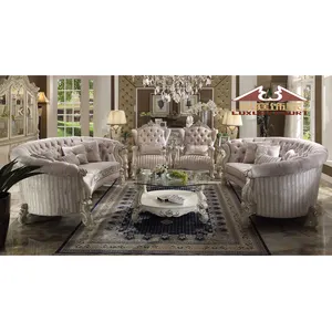 लांगहाओ शाही शैली शानदार शानदार शानदार शानदार शानदार शानदार शानदार शाही फैंसी नक्काशीदार लकड़ी बेडरूम फर्नीचर विला के लिए सेट