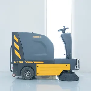 Chancee U135 Industrial Electric Ride On Road Street Sweeper Car Sweeping Machine