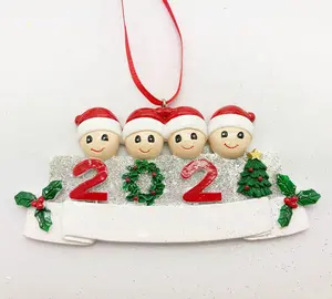 OEM Family 2021 Christmas Decorations Home Ornaments Christmas Snowman Hanging Pendant für Christmas Tree Personalized Home