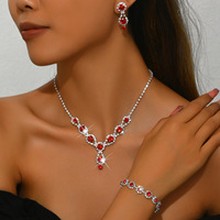 Conjuntos de Joyería de Lujo Personalizados con Flores, Colgantes de Diamantes, Aretes y Collares de Cobre para Mujer, Joyas de Boda, Joias De Luxo