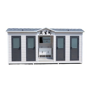 Toilettes mobiles portables, écologiques, design moderne pour les attractions touristiques, construction en panneaux sandwich - Product Image 5