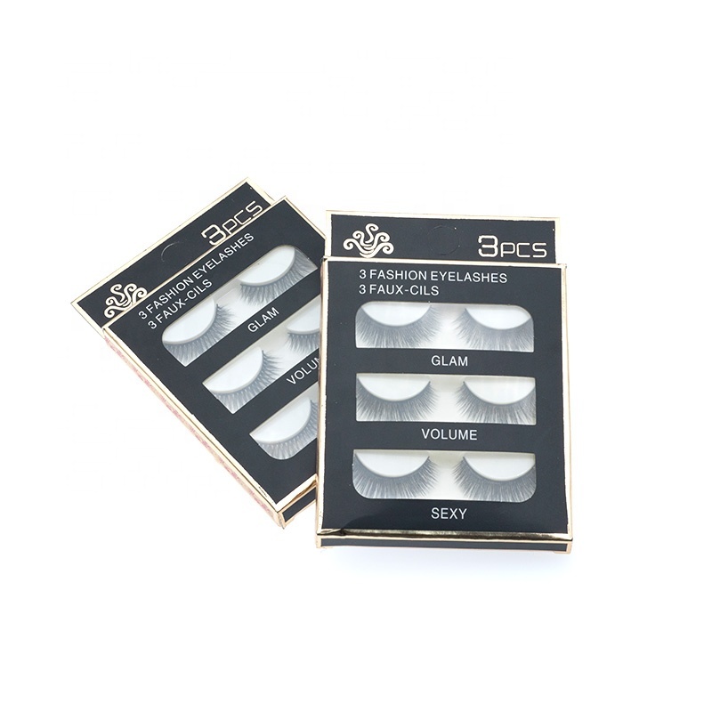 D'origine Usine Qualité 3D Faux Faux Vison Cils Top Vendeur