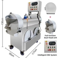 Máquina Cortadora de Vegetales de Acero Inoxidable, Alta Capacidad 600-1000kg/H, para Cortar Vegetales de Hoja como Lechuga, Espinaca y Repollo
