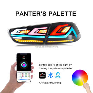 Lámpara trasera LED de movimiento DK para Mitsubishi Wing God 2008-2018 <span class=keywords><strong>grupo</strong></span> de luces traseras luz trasera LED modificada RGB montaje modificado - Product Image 3