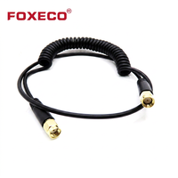 Câble spiralé FOXECO pour traceur GPS Beidou GNSS, 4 canaux, CCTV, indice de protection IP67, conducteur en cuivre pur, faisceau de câblage adaptateur