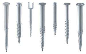 ราคาถูก 1600-2000 มม. ขนาดแคนาดาพื้นสนับสนุนสกรูพื้นดินสมอเกลียว - Product Image 3