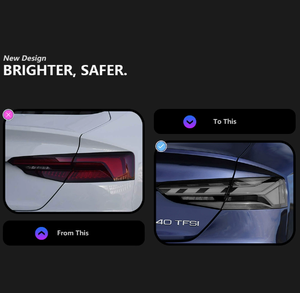 Feux avant DRL CSP LED de haute qualité, neufs, AURON 12V 6000K 36W, plug and play, pour Audi A5 2017-2020 - Product Image 3