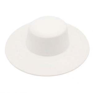 Nouveau Chapeau Fedora Bowler à Bord Large et Plat en Polyester/Coton, Style Jazz Français, Unisexe, pour Pêche, Fêtes, Affaires, Broderie 3D - Product Image 3