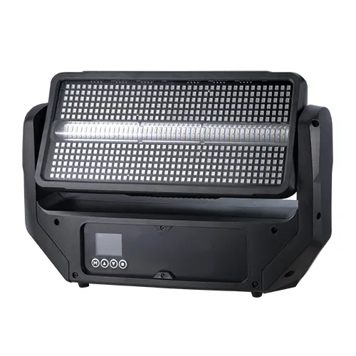 Lâmpada led 1000w rgbw 4 em 1, 12 segmentos, controle super led, estroboscópica, luz de palco, concerto, tubo meio, com 2 em 1 cores