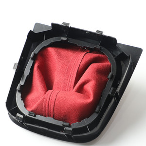 Pomo de Palanca de Cambios de Coche, de Cuero Rojo, 5 o 6 Velocidades, Transmisión Manual, Compatible con Volkswagen - Product Image 4