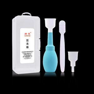 ชุดไม้กดลิ้นแบบไขว้ สีขาว วัสดุแข็ง สำหรับผู้ใหญ่และเด็ก พร้อมกล่องเก็บ - Product Image 2