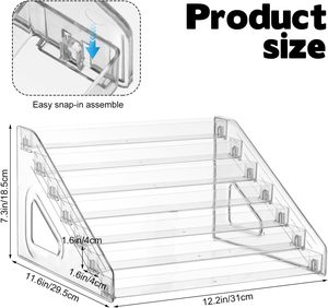 Support de Présentation pour Pièces Commémoratives - Présentoir à Pièces Commémoratives à 7 Niveaux Grande Capacité en Acrylique - Contient - Product Image 2