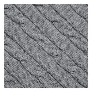 Pull lourd d'hiver à col montant avec demi-fermeture éclair Pull classique pour hommes en tricot torsadé - Product Image 4