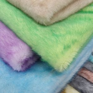 Cổ phiếu mới 100% polyester giả chồn sang trọng lông vải cho đồ chơi sofa giày túi - Product Image 6
