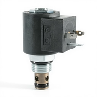 Vanne à cartouche hydraulique filetée ISV08-24 personnalisable, à action directe, bobine 2 voies normalement fermée, directement de l'usine