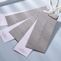 Étiquettes suspendues personnalisées en papier semence, écologiques, biodégradables et durables pour les marques de vêtements respectueuses de l'environnement