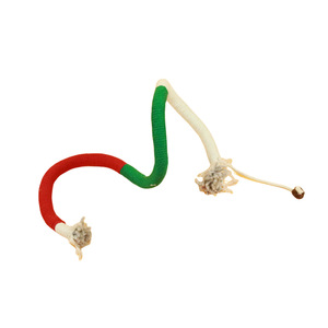Jouet à mâcher pour chat en corde avec pompon, nettoyage des dents, anti-ennui, interactif, durable, pour chats - Product Image 4