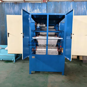 Titanyum demir cevheri ayırma makinesi kalay cevheri konsantre manyetik ayırıcı üç silindirler mıknatıs makinesi - Product Image 6