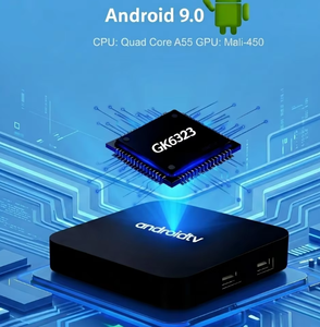 Decodificador de TV Inteligente Android Personalizado 2026 WiFi5 4K 8G+32G Quad Core Android 9 Receptor IPTV para Transmisión de Deportes en Vivo - Product Image 3