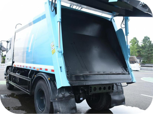 Top bán chất thải thu gom rác <span class=keywords><strong>compactor</strong></span> xe tải giá Xe tải rác kích thước cho ăn tự động - Product Image 6