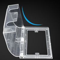 Lucency 146 Type salle de bain extérieure étanche boîte de couverture de pulvérisation Transparent PC protection interrupteur mural prise