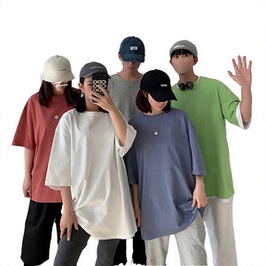 100% Cotton Woven Short Sleeve <b>Men's</b> Women Summer T-shirt Loose Casual Basic Shirt O Neck <b>Animal</b> Print Oversize - Product Image 3