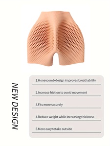 Sexy Vrouw Ondergoed Borst Vorm Afrikaanse Nep Bum Slipje Vrouwelijke Siliconen Butt Panty En Gewatteerde Heup Shaper Siliconen Billen - Product Image 6