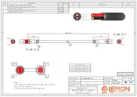 Câble d'extension étanche M8 M7 M6 2 broches pour connecteurs de vélos électriques et trottinettes électriques, mini connecteur mâle-femelle