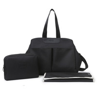 Sac à langer en tissu Oxford grande capacité multi-poches, sac de maman, sac de bébé avec matelas à langer pour nouveau-né, voyage en plein air