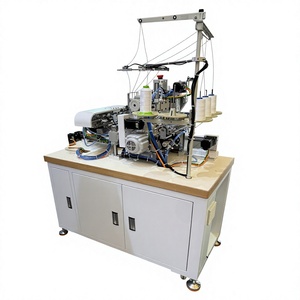 Machine automatique programmable RONMACK RM-3662-MJ pour l'application de bandes élastiques en métal sur sous-vêtements, pour usine de confection - Product Image 2