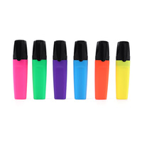 Marcadores Fluorescentes Coloridos para Niños, Regalos Promocionales, Diseño Kawaii, Punta Oblicua, para Uso Escolar y de Oficina