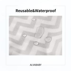 2pcs Wet/Dry Poches en polyester zippées réutilisables Sac à couches imperméable pour voyage Plage Piscine Garderie <span class=keywords><strong>Yoga</strong></span> Gym-Vêtements humides - Product Image 3