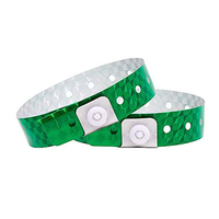 Bracelets holographiques verts artificiels personnalisés sans logo imprimé, thème amour, fabriqués dans le Jiangsu, promotions Renyi RY057 Business