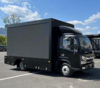 Camion d'affichage LED mobile extérieur, véhicule publicitaire numérique avec grand écran TV, panneau d'affichage, luminosité 6000 cd, étanche IP65
