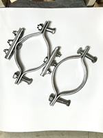 Collier de mât en acier galvanisé à chaud pour antenne et poteau de câble, diamètre 80-150 mm, résistant à la corrosion