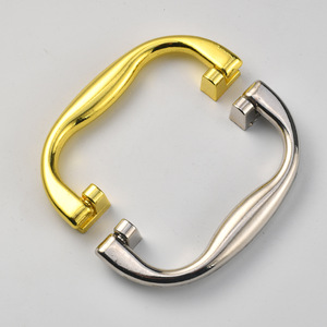 Modern Minimalist Industrial Style <b>Cabinet</b> Door Handle 85mm Hole Spacing Zinc Alloy Bar Shape <b>Gold</b> And Silver - Product Image 2